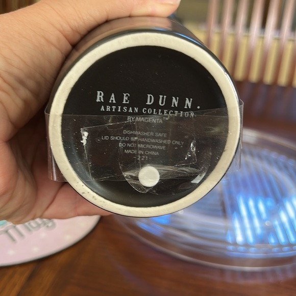 Rae Dunn artisan collection black ceramic Tumblr Bat 🦇 Juice. - Picture 3 of 3